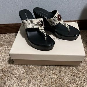 BCBGeneration wedges. Size 10.  Never worn.